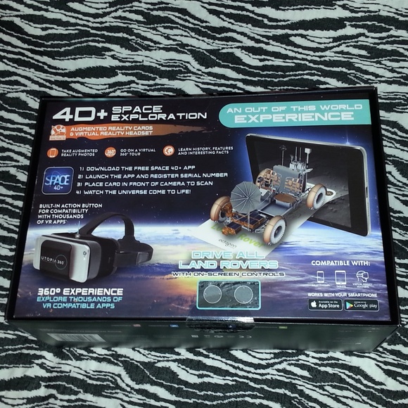 4D Virtual Reality Headset Space Exploration cards TOYS/GAME